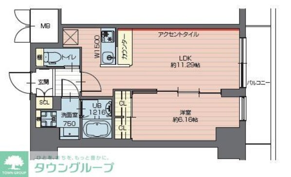 プレジオ西新井の物件間取画像